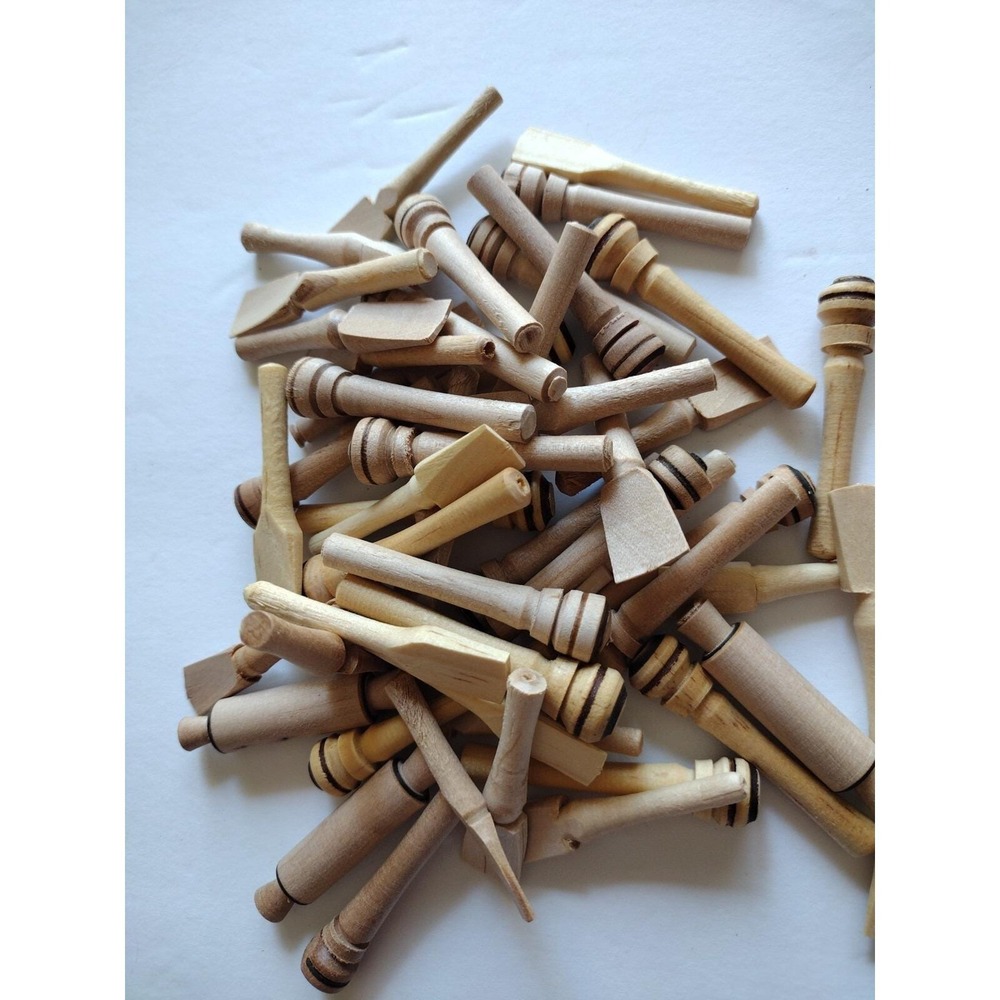 50 pcs Mini‎ Wooden Spoons / Kitchen Utensils.